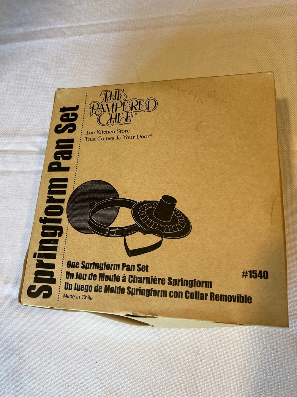 The Pampered Chef Springform Pan Set - Brown